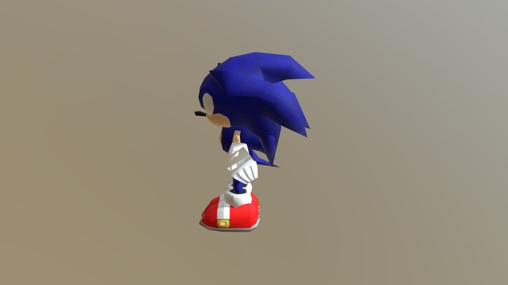 Sonic-adventure-sonic 3D Model