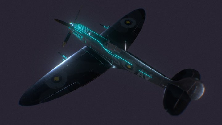 Spitfire Tech Plane – Modello 3D gratuito STL