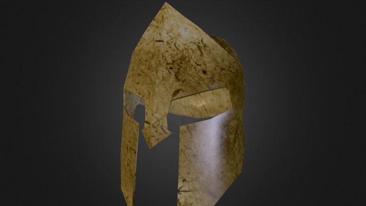 Spartan Helmet 3D Model