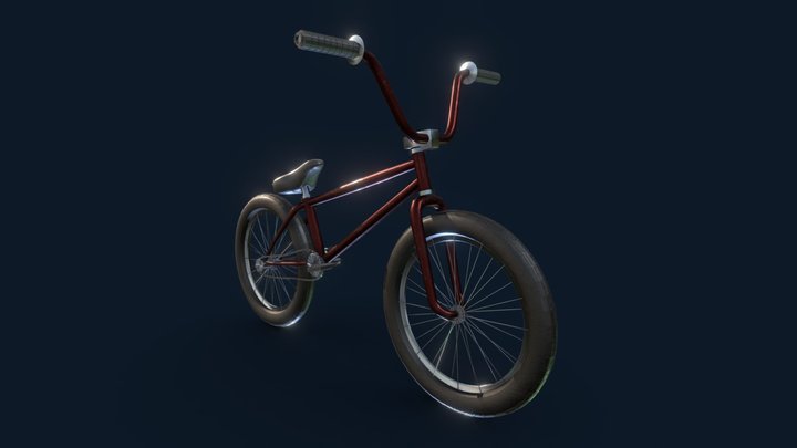 BMX Bike 3D Model