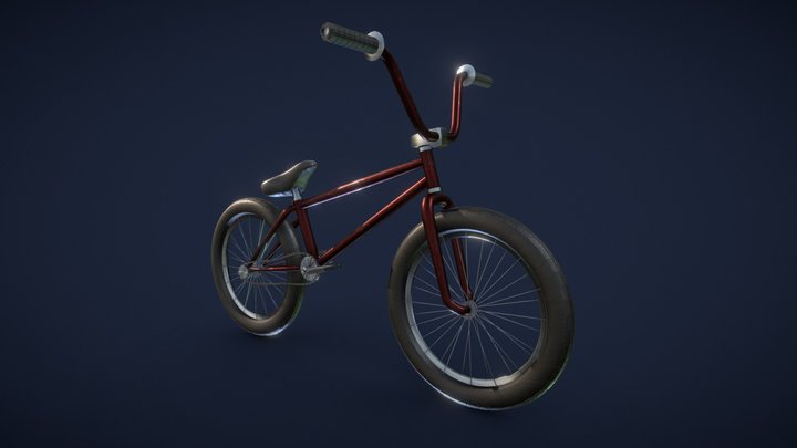 BMX Bike 3D Model