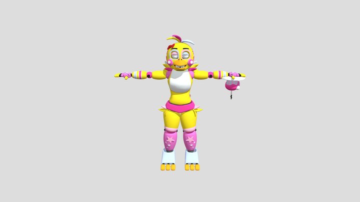 Star Toy Chica 3D Model
