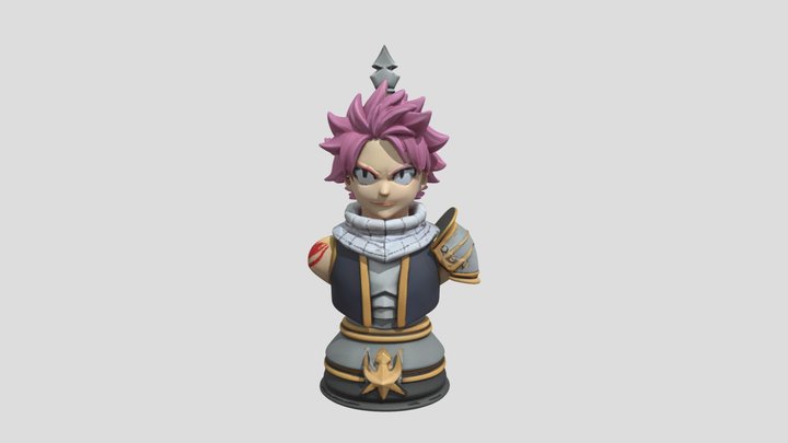 ナツ・ドラグニル Natsu Doraguniru chess busk – Modelo 3D gratuito STL