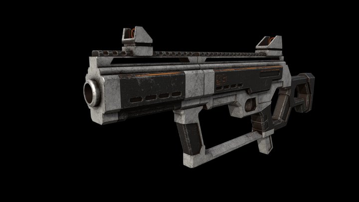 G32 Lightweight Submachine Gun 3D Model