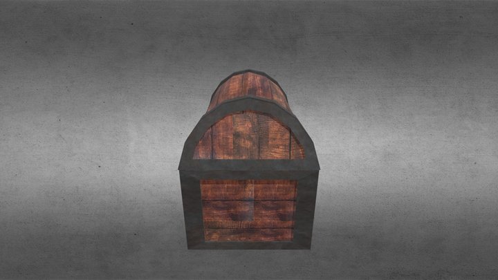 Pirate Chest 3D Model