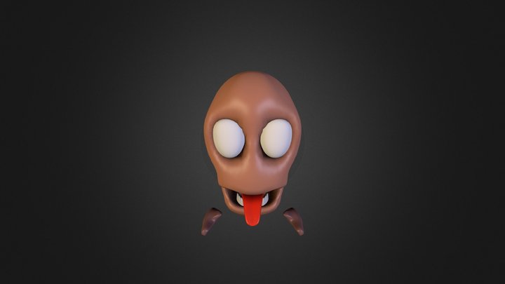 Worm from Worms 3D Model