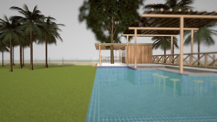 PORTO VELEIRO - GARAPUA BEACH - Pool Project 3D Model