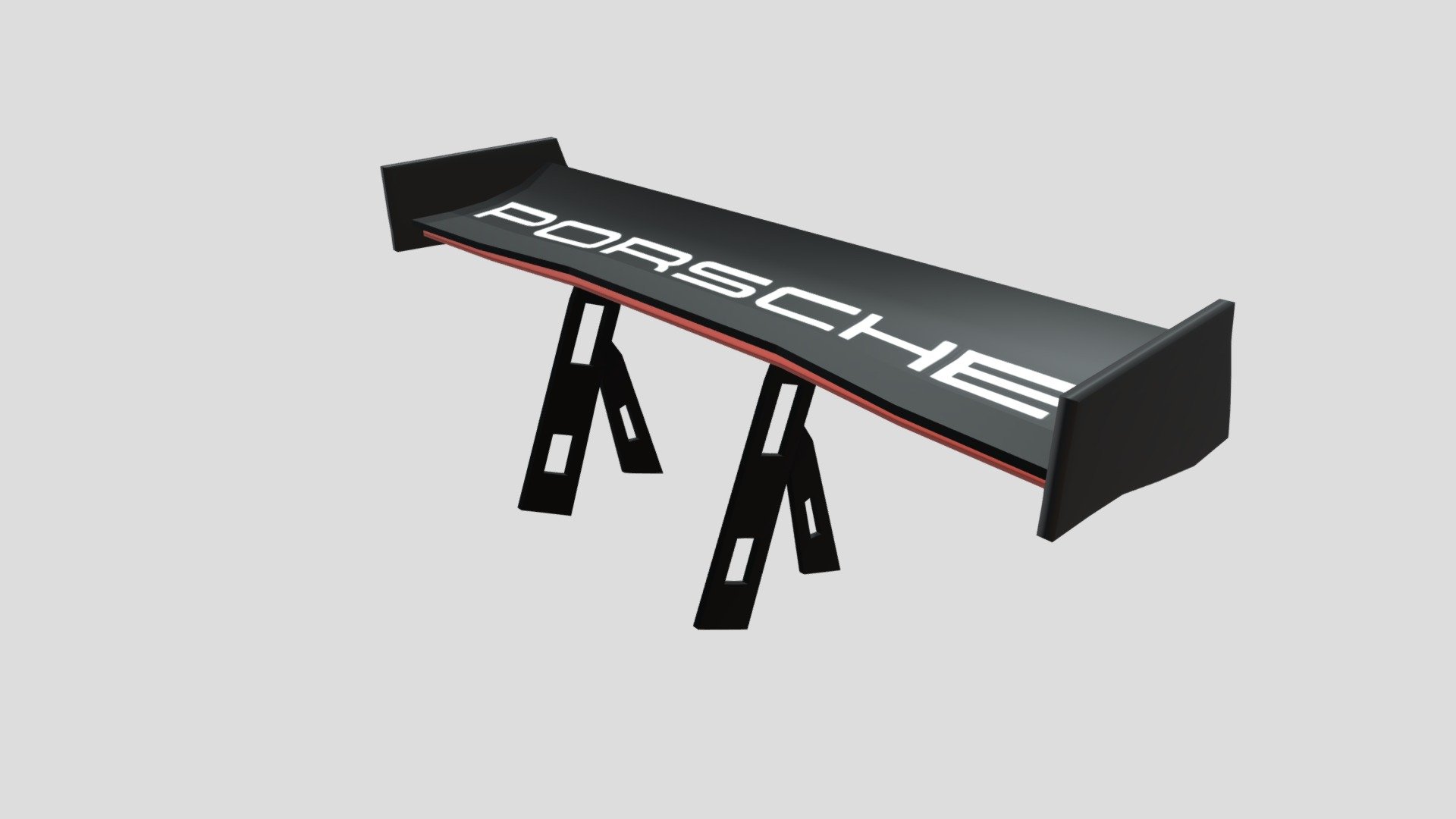 Porsche GT3RS Spoiler - Download Free 3D model by Jesse H ...