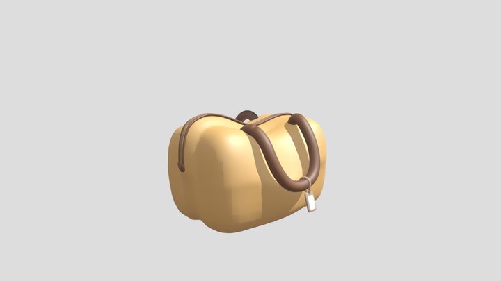 Lowpoly Bag 3D Model