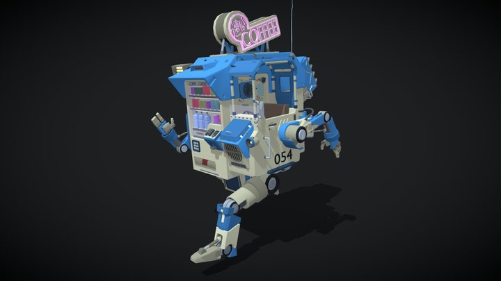 COFFEE Bot [XYZ - Coursework] 3D Model