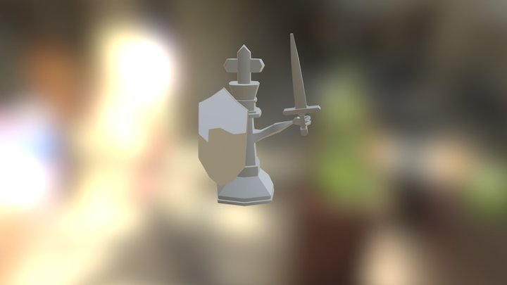King Chess 3D Model