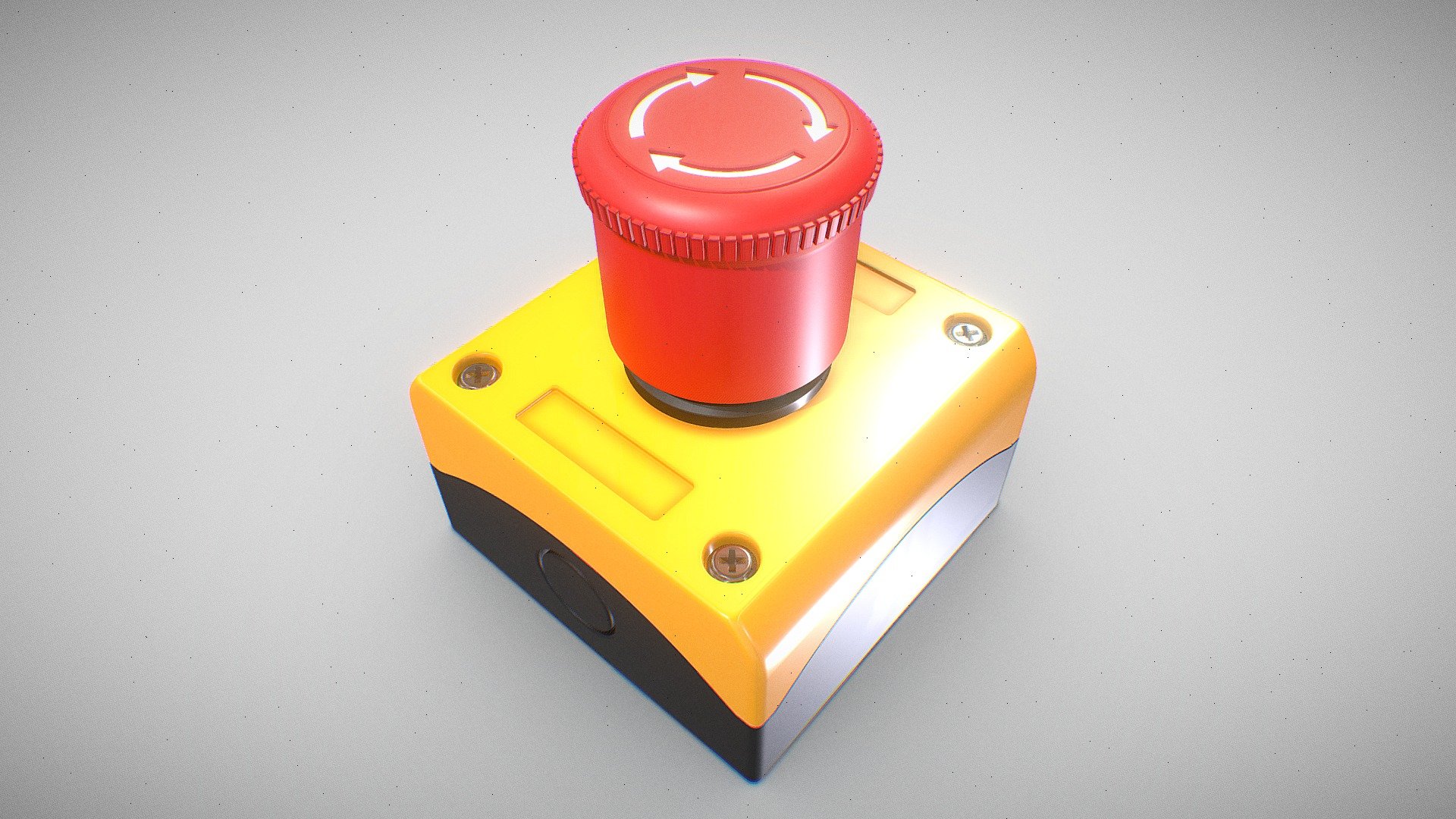 Emergency Stop Button Input Module - 3D model by VIS-All-3D (@VIS-All ...