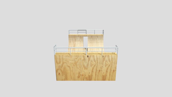 My Textured Halfpipe 3D Model