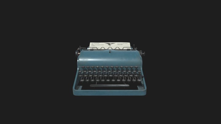 Olympia typewriter 3D Model