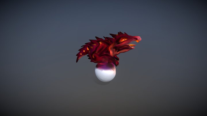 Little Dragon 3D Model