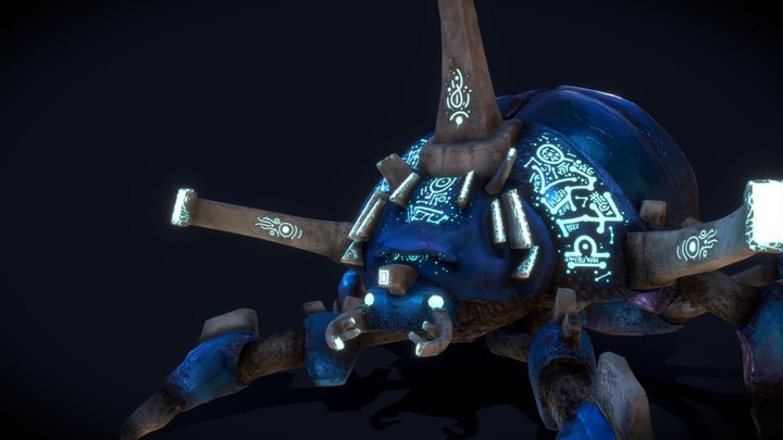 Astral Beetle 3D Model
