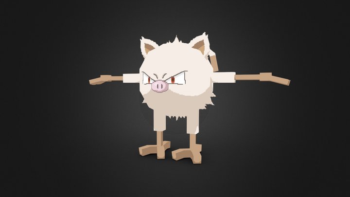 Mankey 3D Model