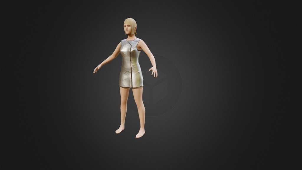 retrostyle sci fi waitress