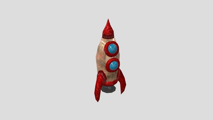 Rocket Ship Model for 3D Modeling 3D Model