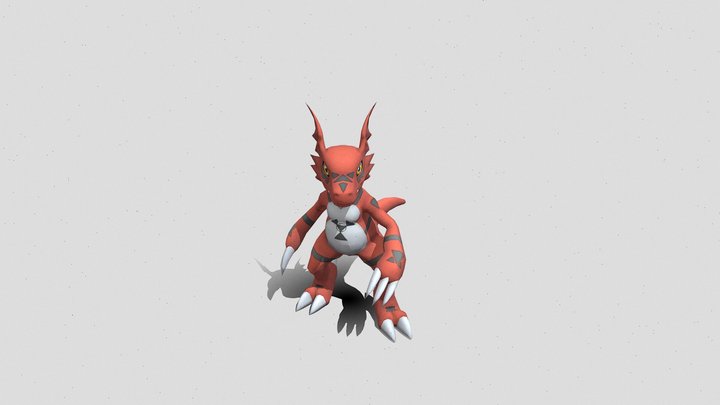 guilmon 3D Model