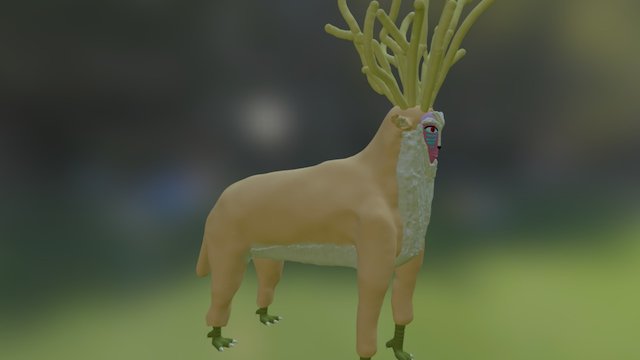 Princess Mononoke: Forest Spirit 3D Model