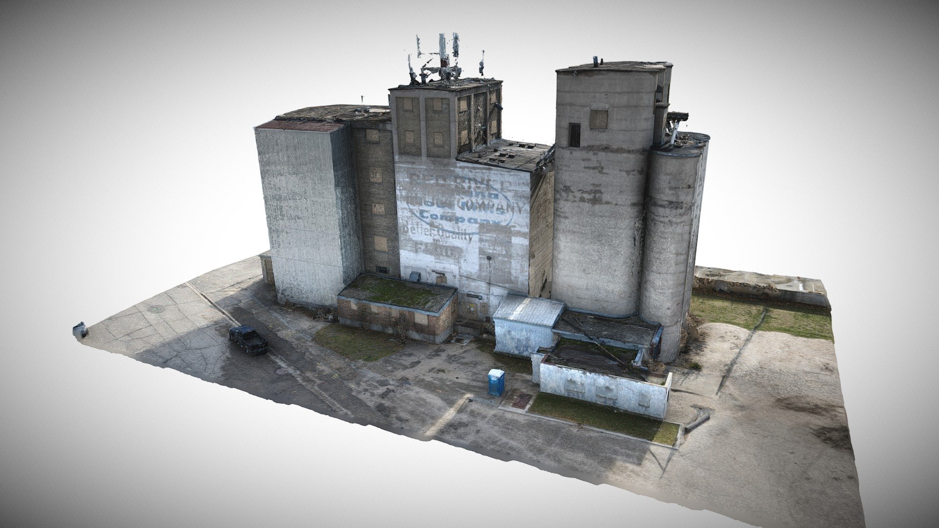 Red River Grain Co. elevator Fergus Falls, MN Download Free 3D