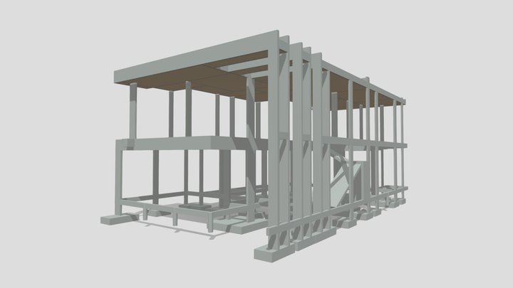 Residêncial - 320m² - Condomínio Porto Seguro 3D Model