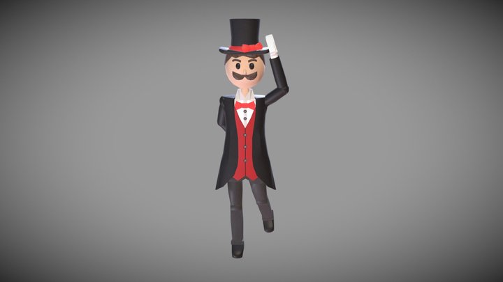 Character Model - Magician 3D Model