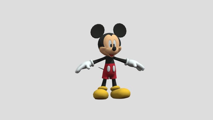 Mickey-mouse-fbx (3) 3D Model