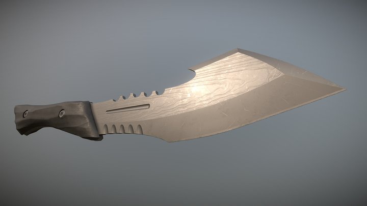 Survival Machete 3D Model