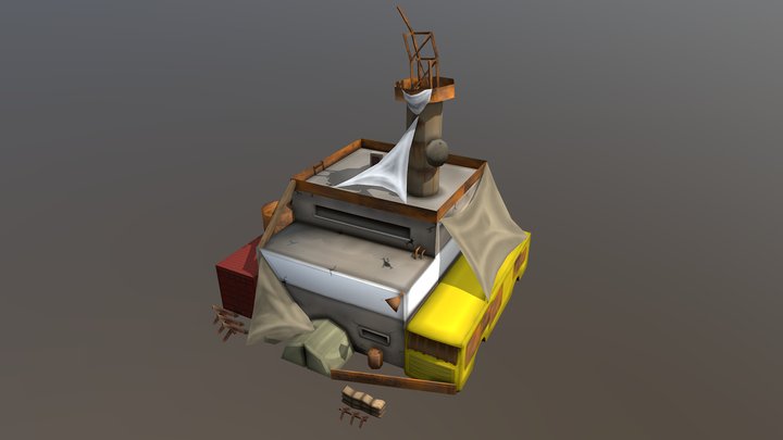 HeadQuarters - RTS 3D Model
