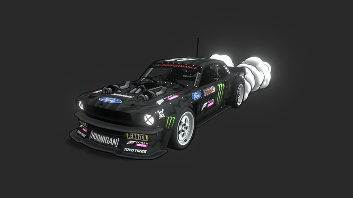 Cartoon Hoonicorn V2 Rigged Blender 3.2+ 3D Model