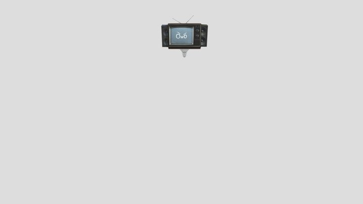 Upgraded tv woman head 3D Model