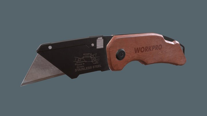 WORKPRO boxcutter 3D Model