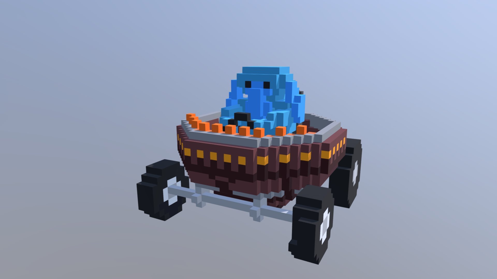 Max Rebo 3D Pixel Racer - 3D model by SmoothGoose [fe2206d] - Sketchfab