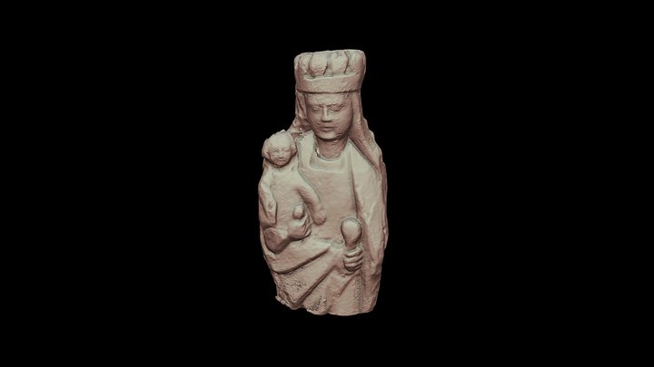 Vierge-Bourgogne 3D Model