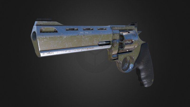 Taurus Raging Bull 3D Model