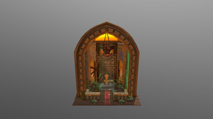 Abandoned Chapel (Chango Lair) 3D Model