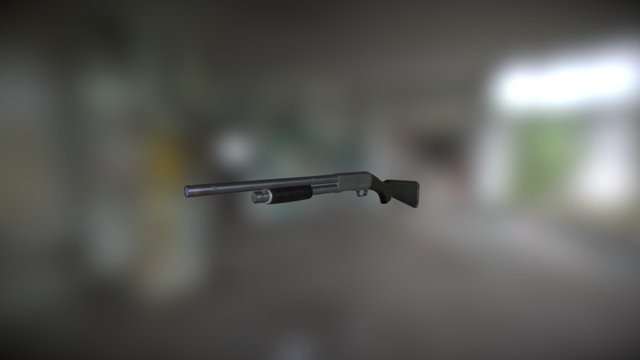 M37 Shotgun 3D Model