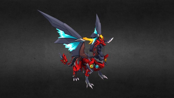 Sky Overlord_Dragon 3D Model