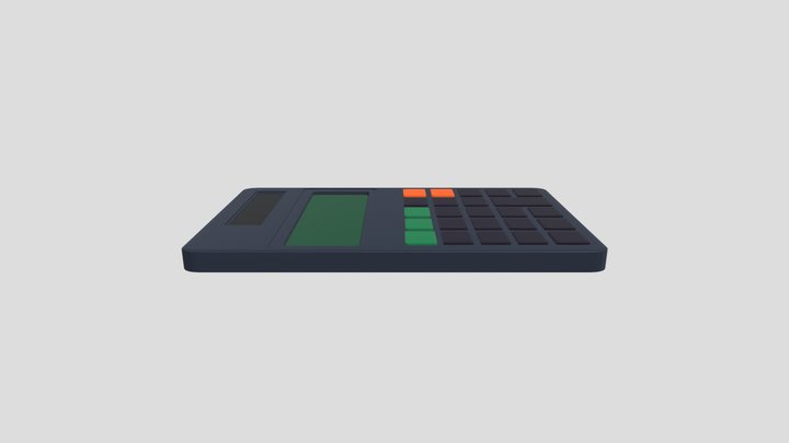 Improved calculator by Markus Rychter 3D Model