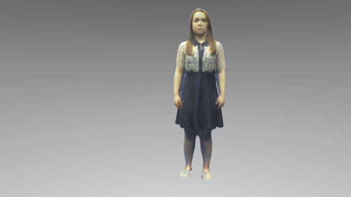 Charlotte Shirt Dress 3D Model
