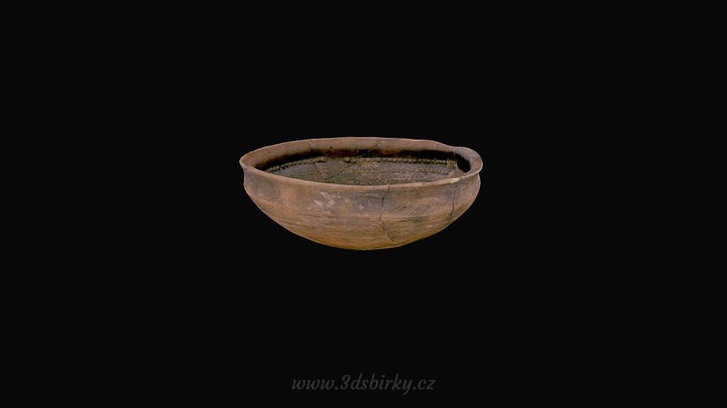 Ceramic cup / Keramická nádoba — Sketchfab embed 3D viewer