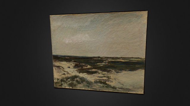Daubigny's 'The Dunes at Camiers" – Modelo 3D gratuito STL