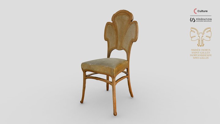 Chaise, Maison Dopchie 3D Model