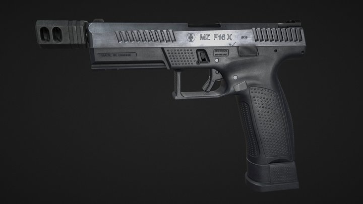 CZ P10F 3D Model