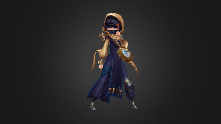 Kamilla (imitate) 3D Model