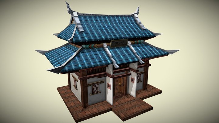 Chinese Building 002 20180829 3D Model