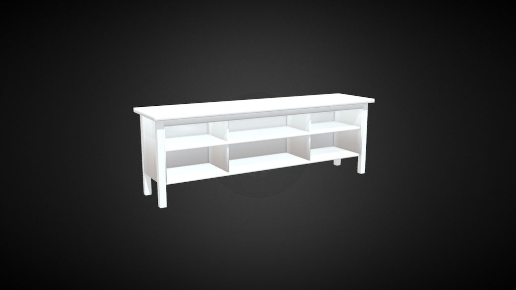 White TV Table