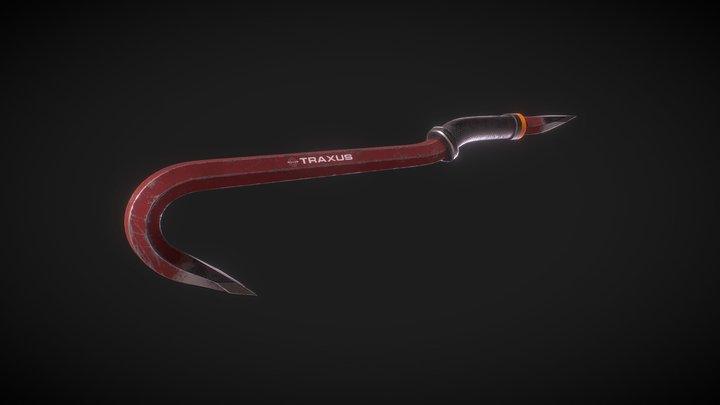 HALO 3 - TRAXUS Heavy Industries - Crowbar 3D Model